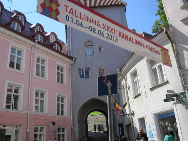 The streets in the historic center of Tallinn retain their medieval appearance. Photo by J. Emmons